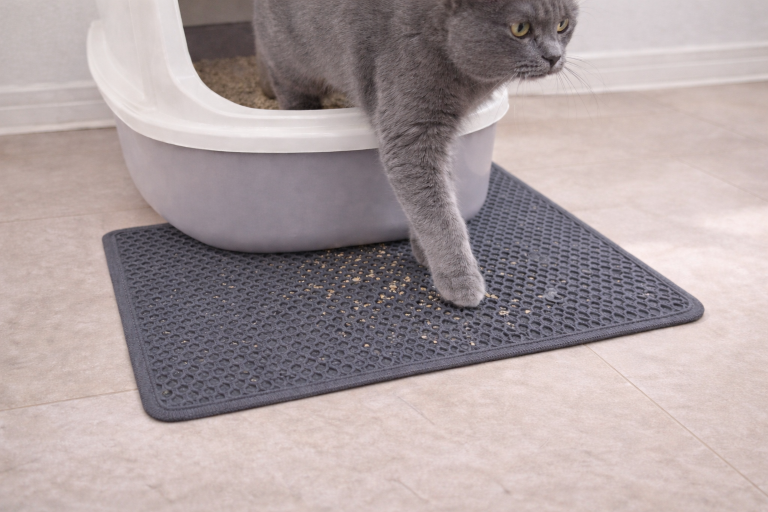LUNØ Tapis imperméable pour chat, double couche